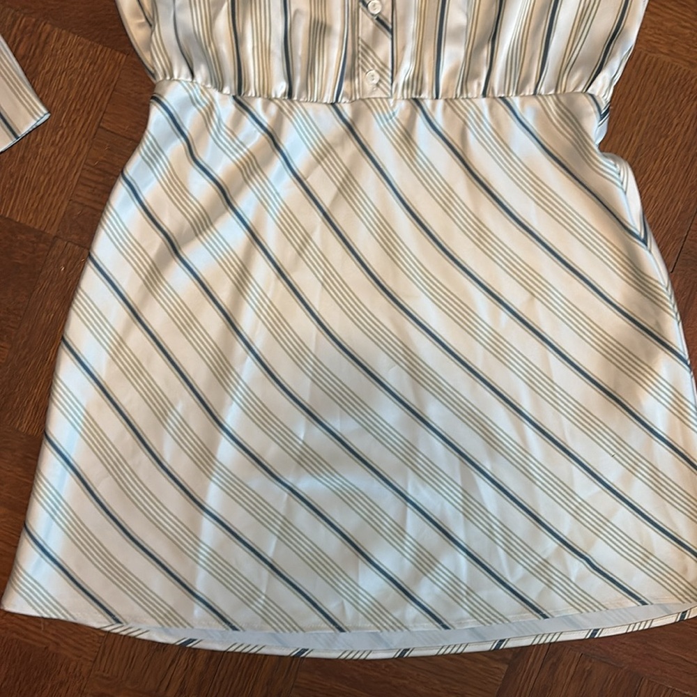 NWT Zara Short Striped Dress Size M - Picture 3 of 8